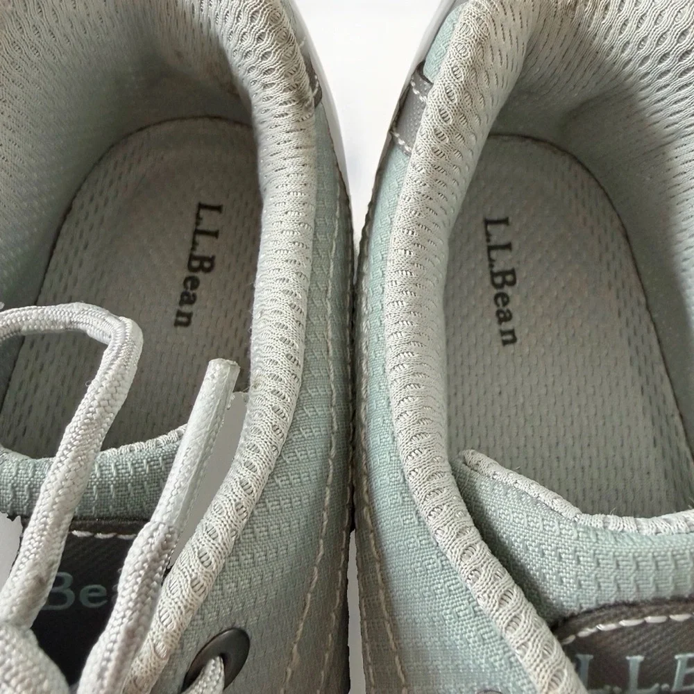 L.L.Bean Women’s Shoes Size 10‎ Gray Green Walking Hiking Trail Outdoor Comfort
